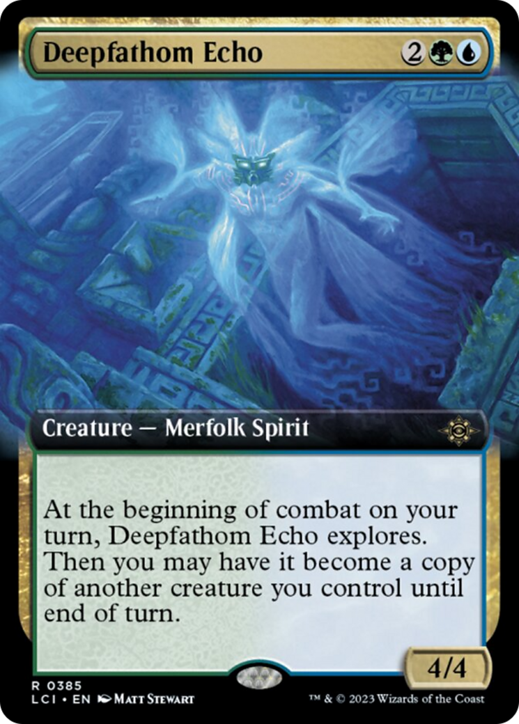 Deepfathom Echo (Extended Art) [The Lost Caverns of Ixalan] | Golgari Games