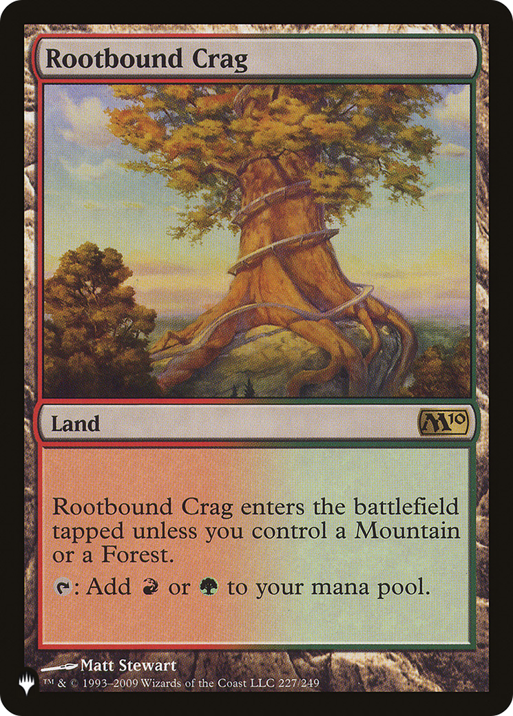 Rootbound Crag [The List] | Local Legends