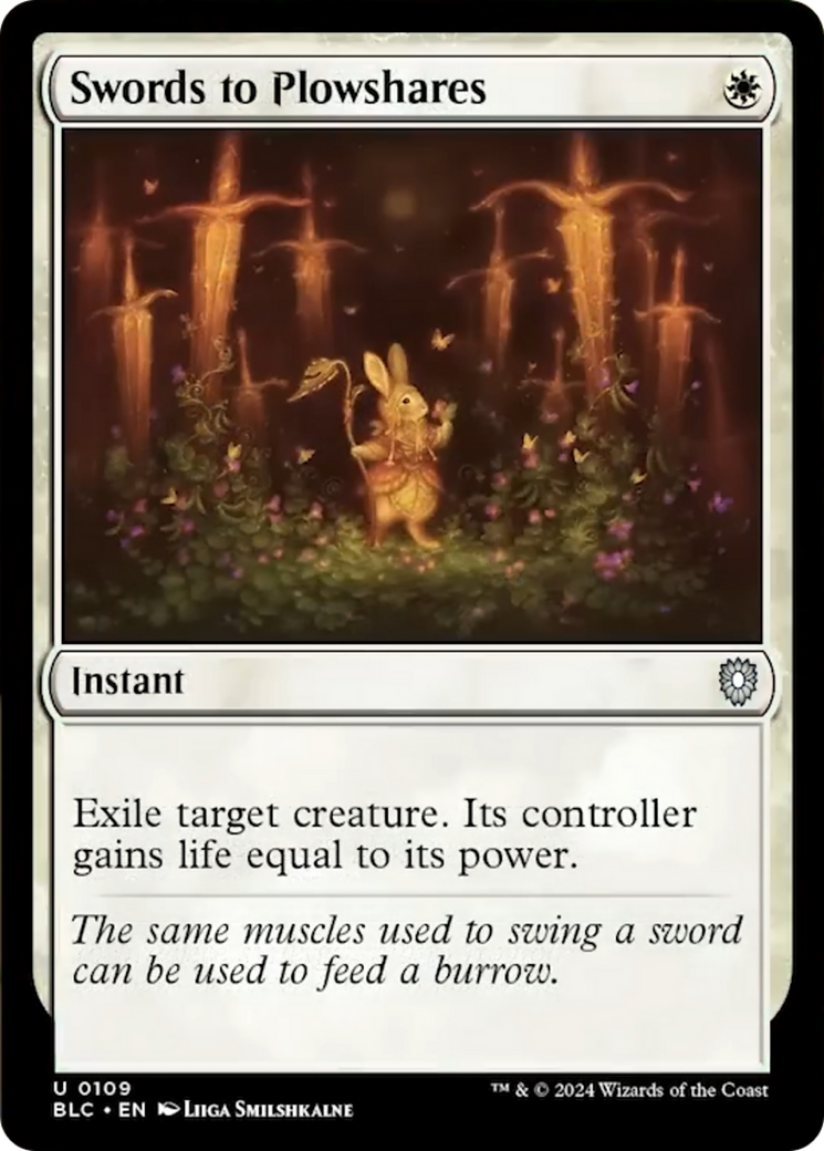 Swords to Plowshares [Bloomburrow Commander] | Local Legends