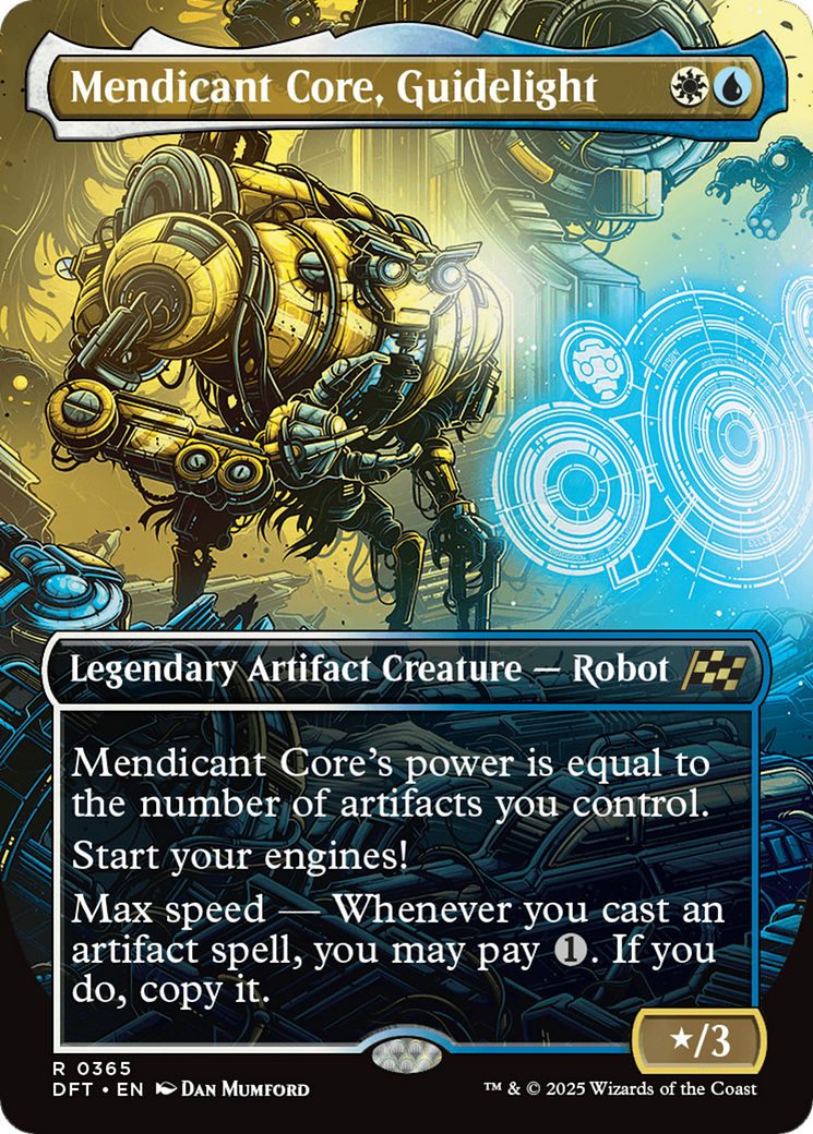 Mendicant Core, Guidelight (Borderless) [Aetherdrift] | Local Legends