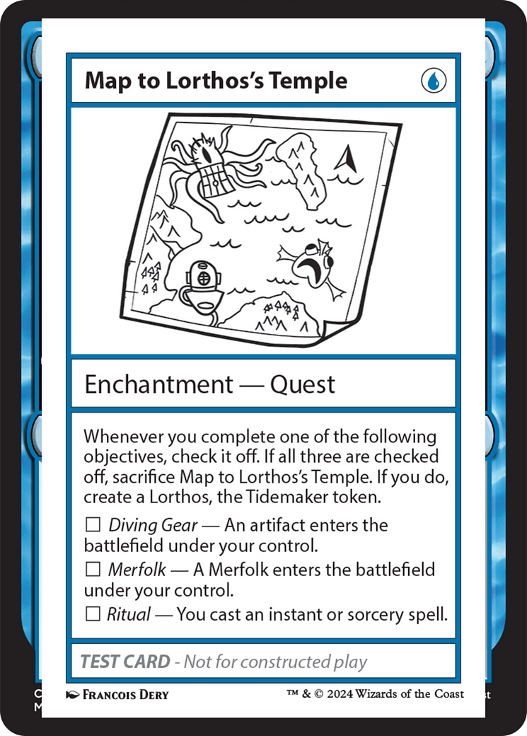 Map to Lorthos's Temple [Mystery Booster 2 Playtest Cards] | Local Legends