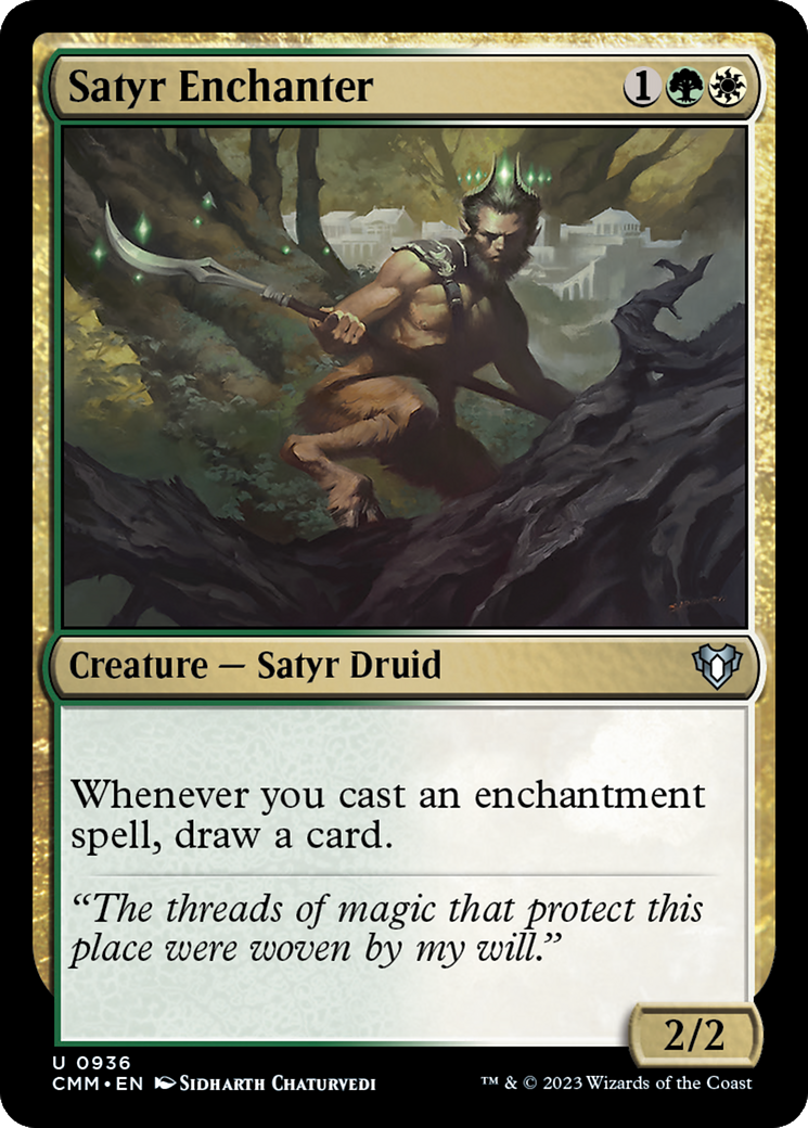 Satyr Enchanter [Commander Masters] | Golgari Games