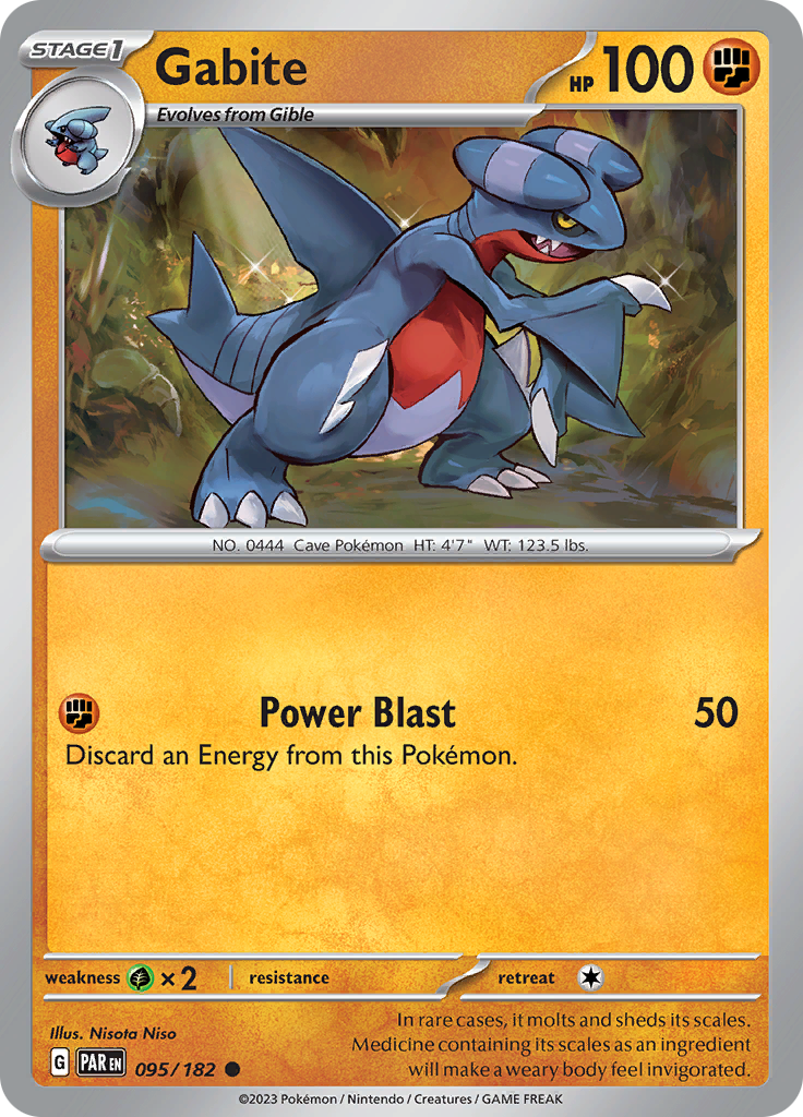 Gabite (095/182) [Scarlet & Violet: Paradox Rift] | Local Legends