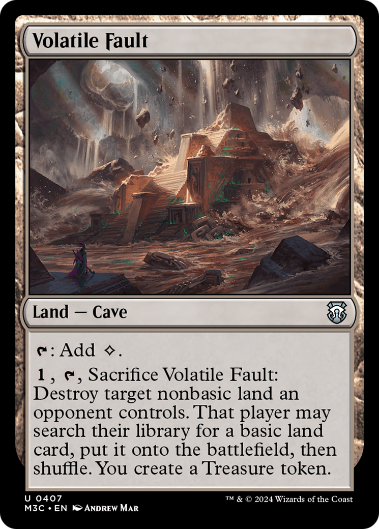 Volatile Fault (Ripple Foil) [Modern Horizons 3 Commander] | Golgari Games