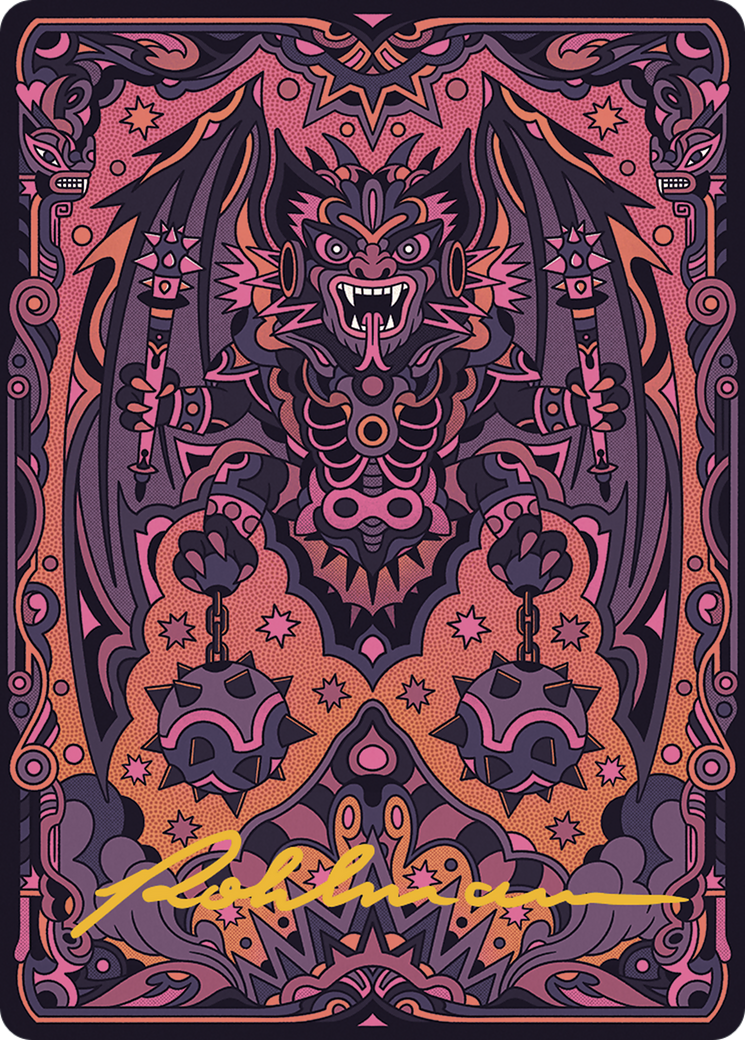 Bloodletter of Aclazotz Art Card (61/81) (Gold-Stamped Signature) [The Lost Caverns of Ixalan Art Series] | Local Legends