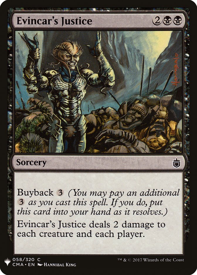 Evincar's Justice [Mystery Booster] | Local Legends