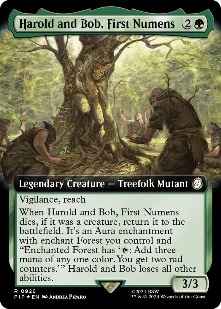 Harold and Bob, First Numens (Extended Art) (Surge Foil) [Fallout] | Local Legends