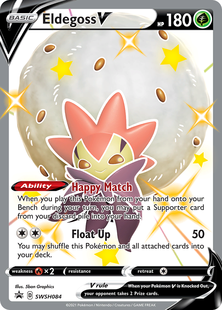 Eldegoss V (SWSH084) (Jumbo Card) [Sword & Shield: Black Star Promos] | Local Legends