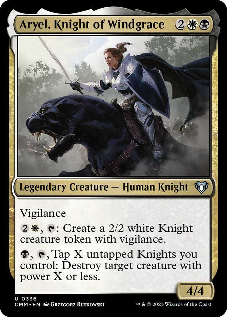 Aryel, Knight of Windgrace [Commander Masters] | Golgari Games