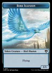 Thopter // Bird Illusion Double-Sided Token [Commander Masters Tokens] | Golgari Games