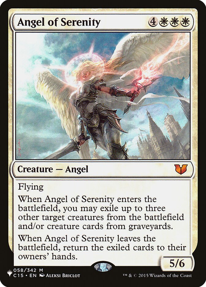 Angel of Serenity [The List] | Golgari Games