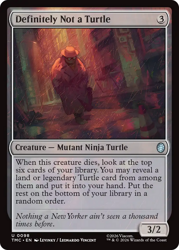 Definitely Not a Turtle [Teenage Mutant Ninja Turtles Commander] | Local Legends