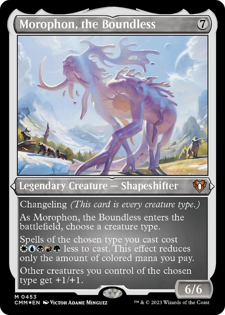 Morophon, the Boundless (Foil Etched) [Commander Masters] | Local Legends
