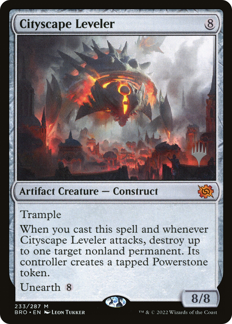 Cityscape Leveler (Promo Pack) [The Brothers' War Promos] | Local Legends