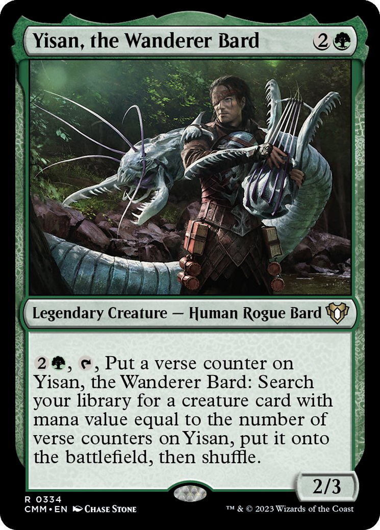 Yisan, the Wanderer Bard [Commander Masters] | Golgari Games