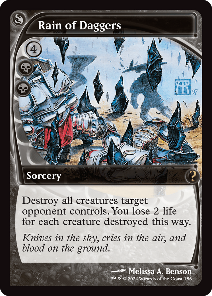 Rain of Daggers (Future Sight) [Mystery Booster 2] | Local Legends