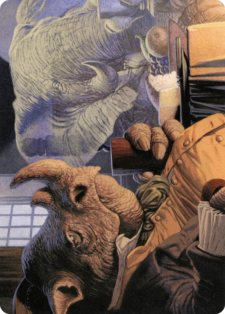 Late to Dinner Art Card [Modern Horizons 2 Art Series] | Local Legends