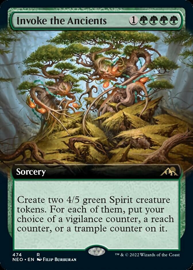Invoke the Ancients (Extended Art) [Kamigawa: Neon Dynasty] | Local Legends