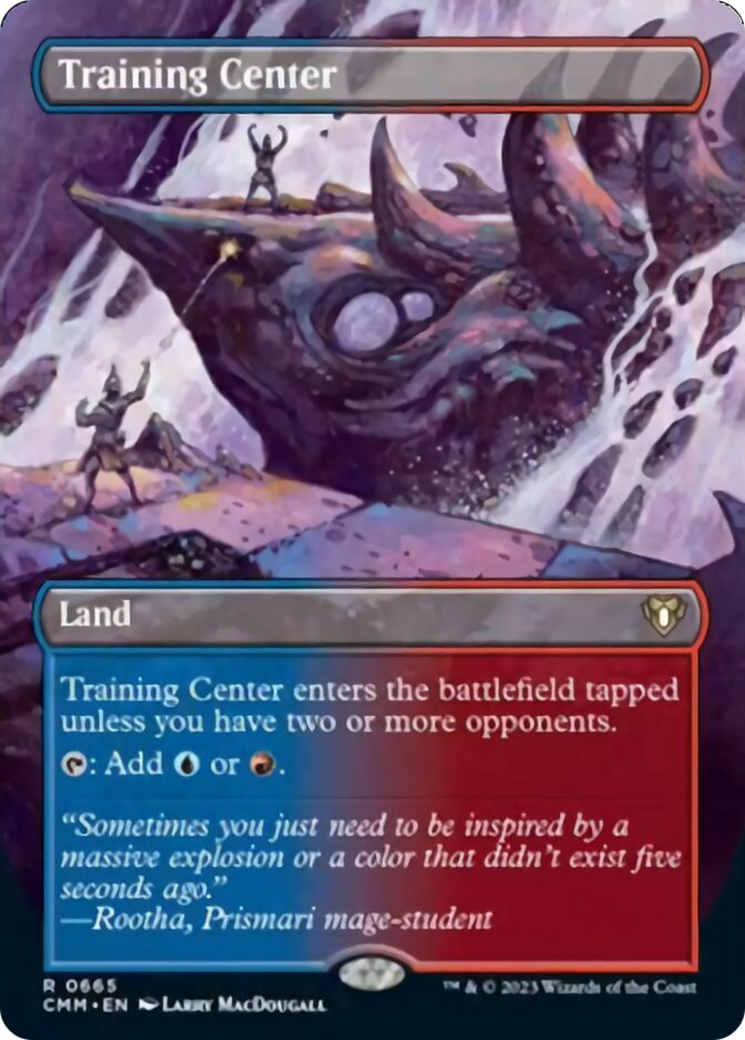 Training Center (Borderless Alternate Art) [Commander Masters] | Local Legends