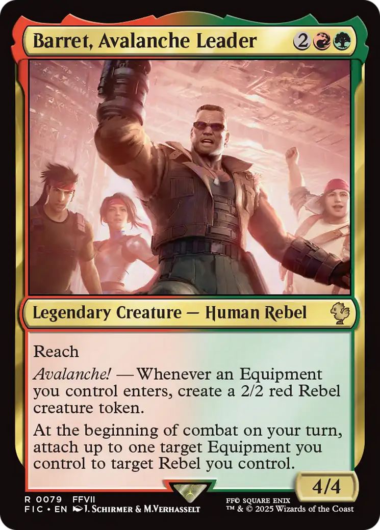 Barret, Avalanche Leader [FINAL FANTASY Commander] | Local Legends