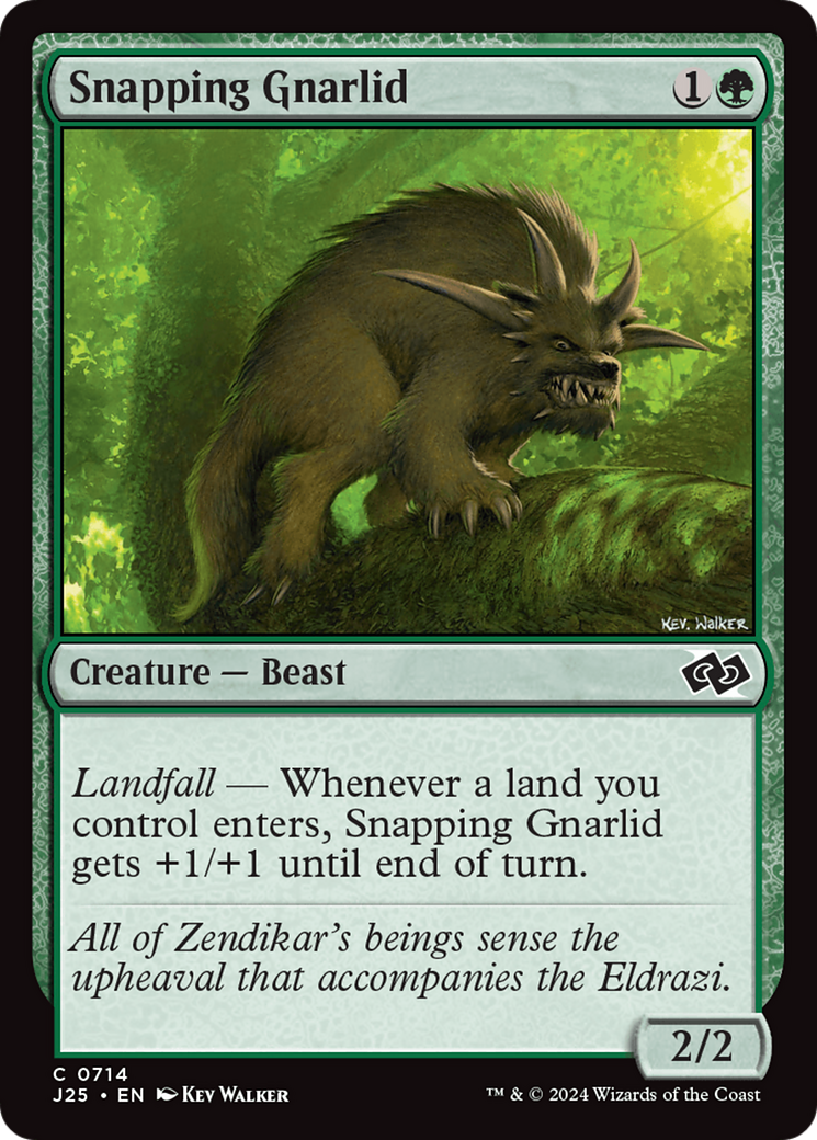 Snapping Gnarlid [Foundations Jumpstart] | Local Legends