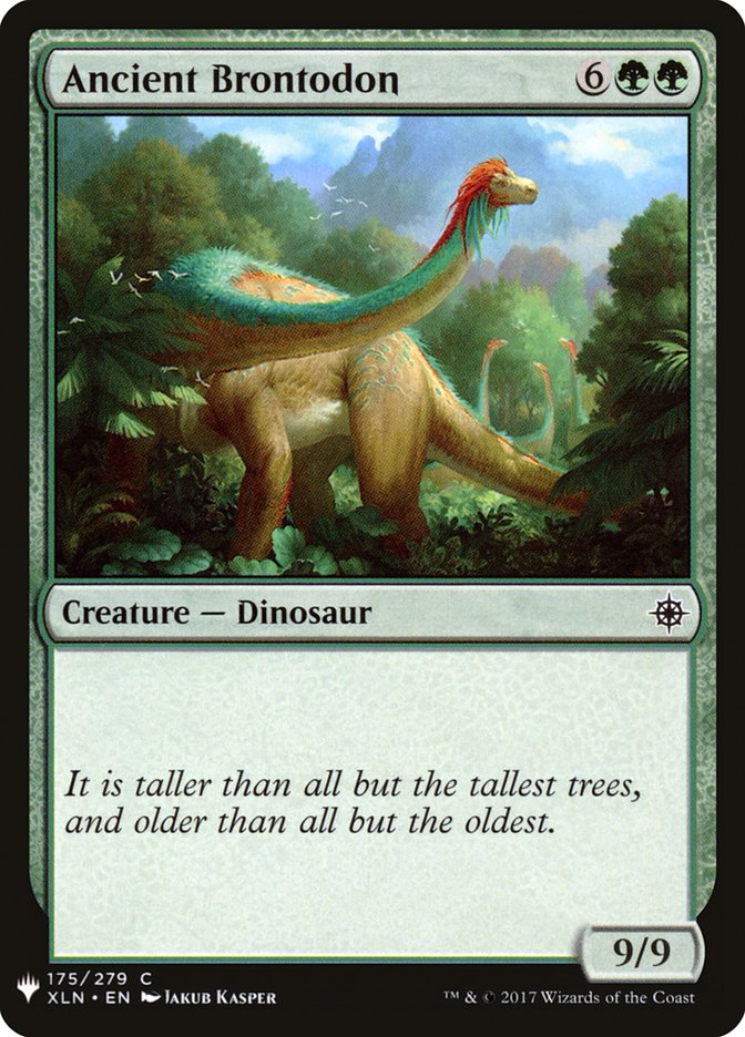 Ancient Brontodon [Mystery Booster] | Golgari Games