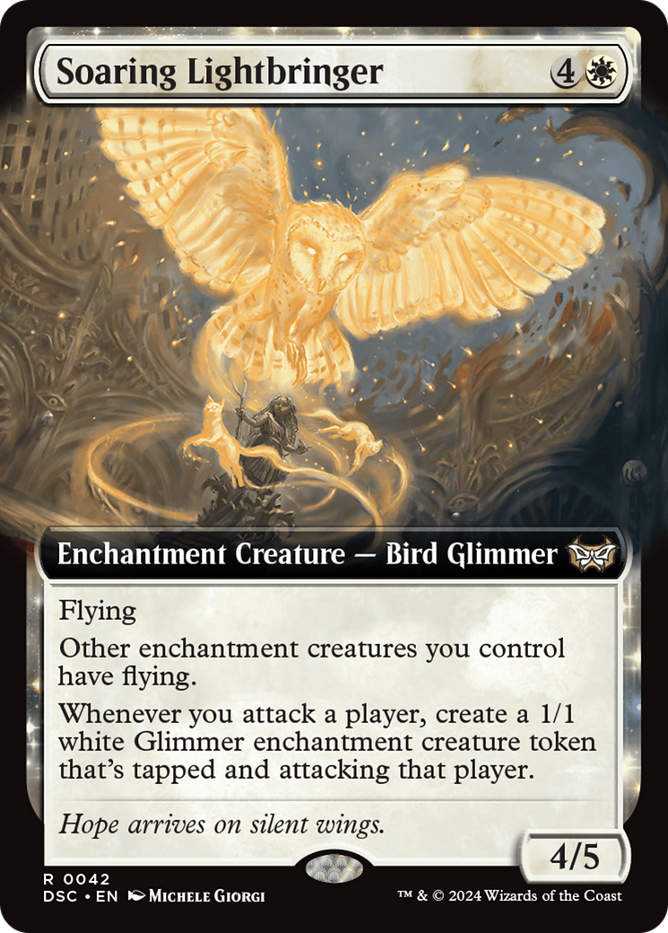 Soaring Lightbringer (Extended Art) [Duskmourn: House of Horror Commander] | Golgari Games