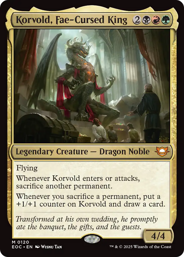 Korvold, Fae-Cursed King [Edge of Eternities Commander] | Local Legends