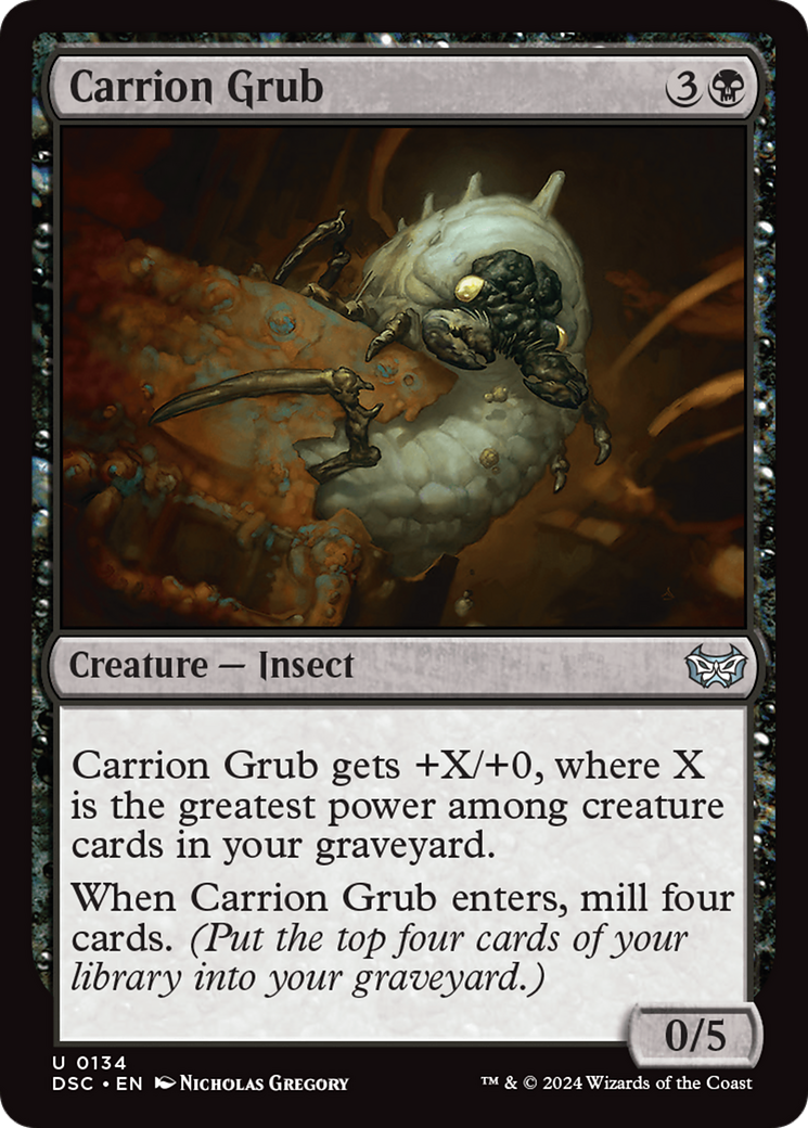 Carrion Grub [Duskmourn: House of Horror Commander] | Local Legends