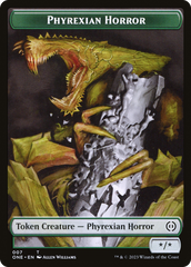 Phyrexian Horror Token (007) [Phyrexia: All Will Be One Tokens] | Local Legends