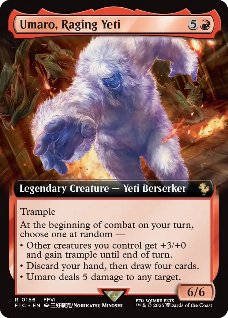Umaro, Raging Yeti (Extended Art) [FINAL FANTASY Commander] | Local Legends