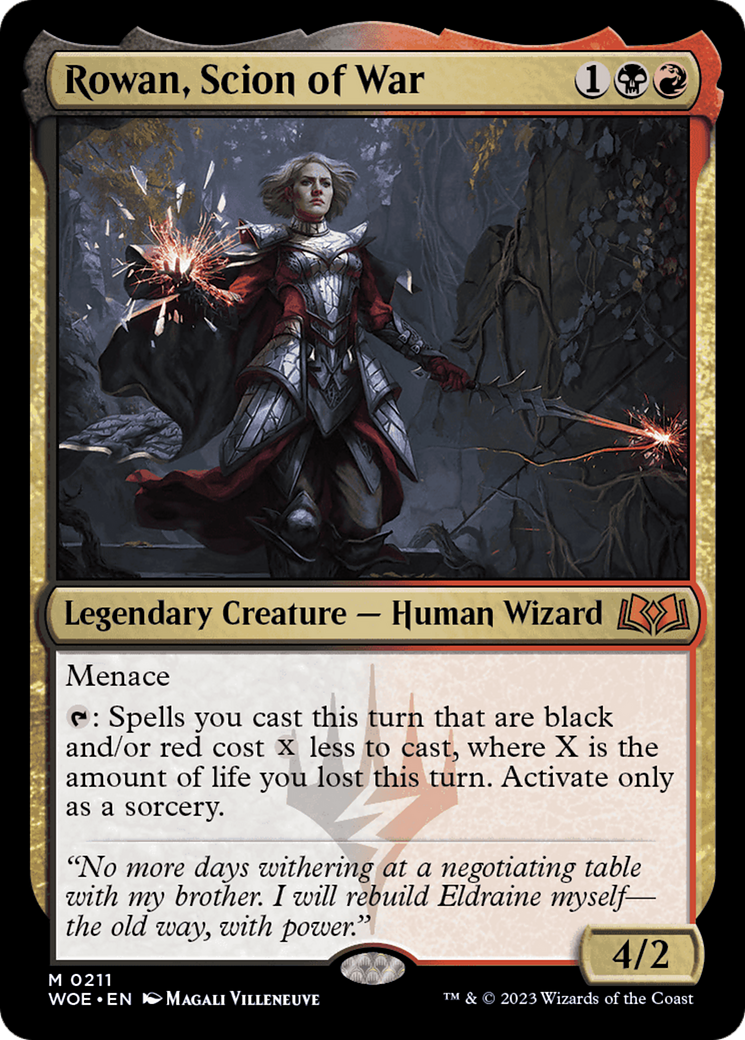 Rowan, Scion of War [Wilds of Eldraine] | Local Legends