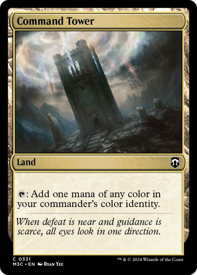 Command Tower (Ripple Foil) [Modern Horizons 3 Commander] | Local Legends
