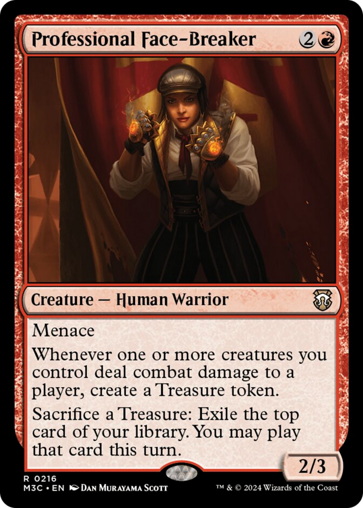 Professional Face-Breaker (Ripple Foil) [Modern Horizons 3 Commander] | Local Legends