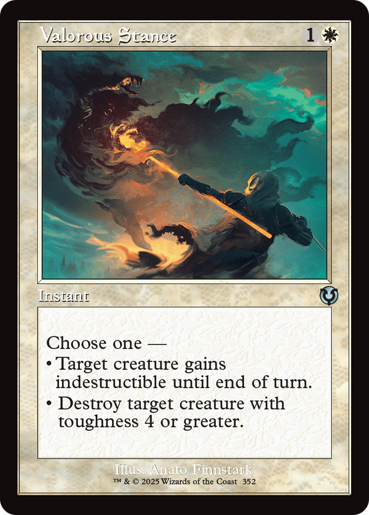 Valorous Stance (Retro Frame) [Innistrad Remastered] | Local Legends