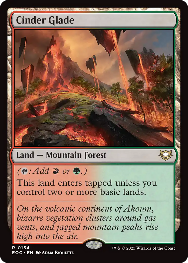 Cinder Glade [Edge of Eternities Commander] | Local Legends