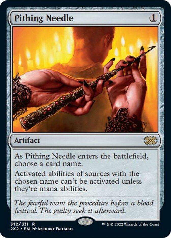 Pithing Needle [Double Masters 2022] | Local Legends