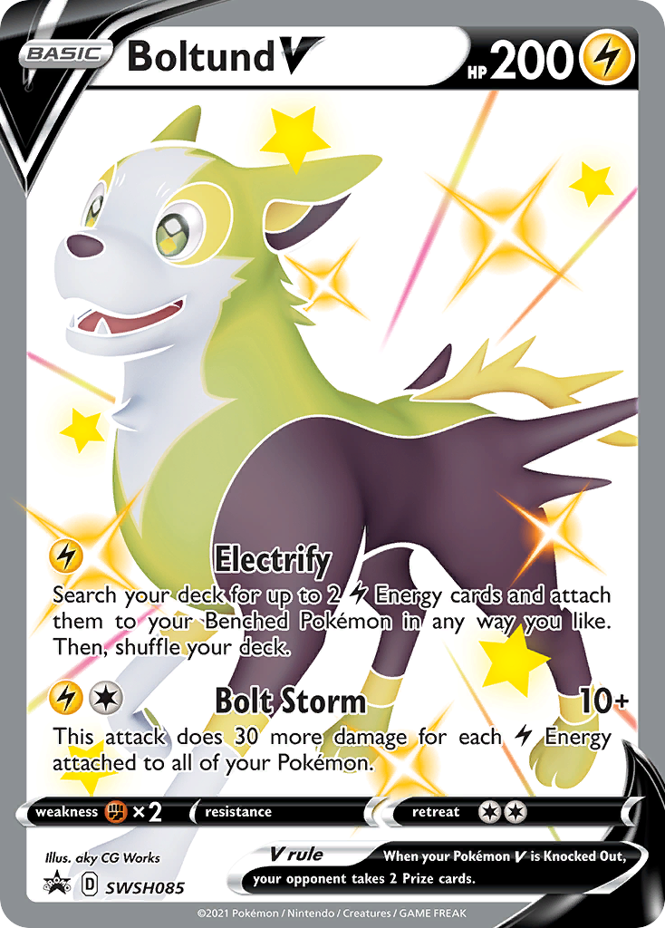 Boltund V (SWSH085) (Jumbo Card) [Sword & Shield: Black Star Promos] | Local Legends