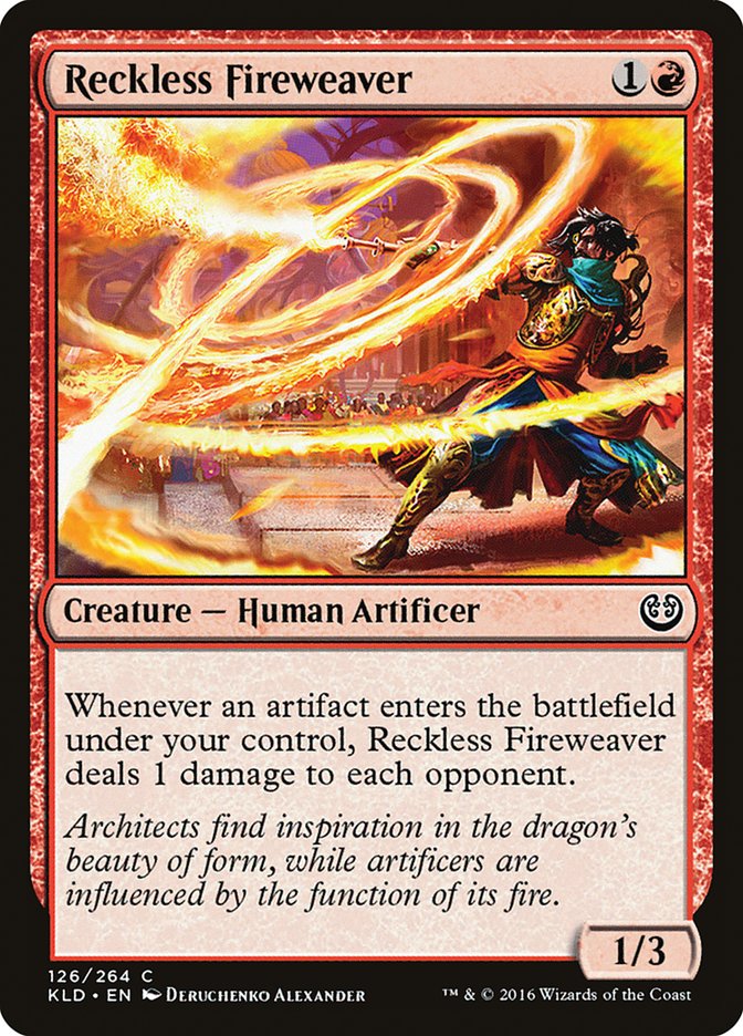 Reckless Fireweaver [Kaladesh] | Local Legends