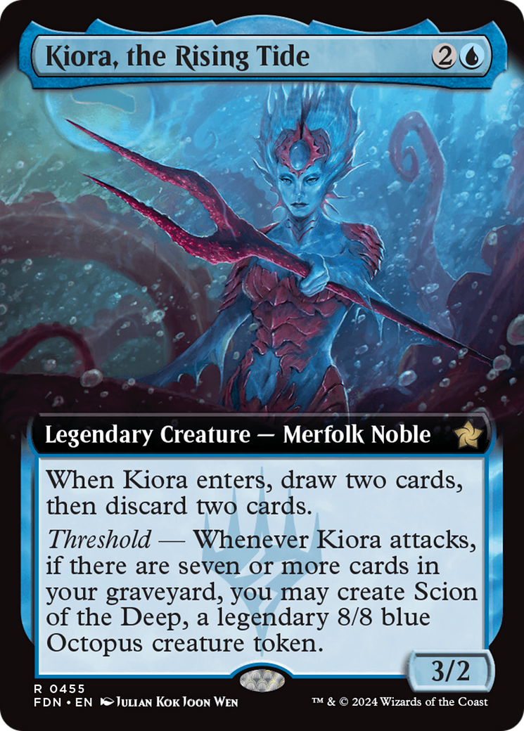 Kiora, the Rising Tide (Extended Art) [Foundations] | Local Legends
