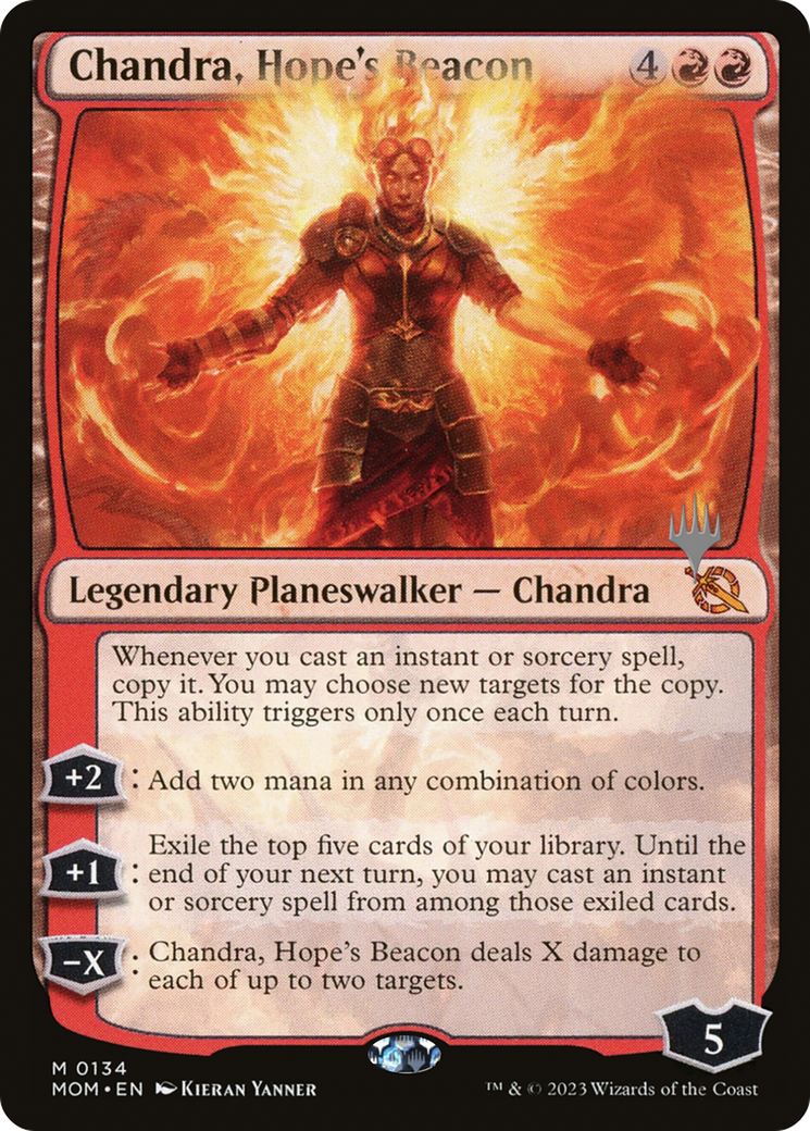 Chandra, Hope's Beacon (Promo Pack) [March of the Machine Promos] | Local Legends