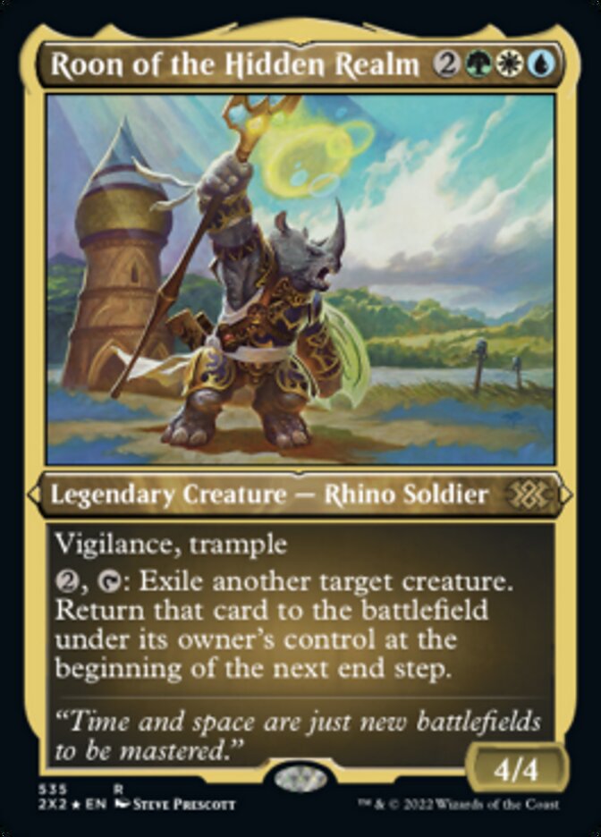 Roon of the Hidden Realm (Foil Etched) [Double Masters 2022] | Local Legends
