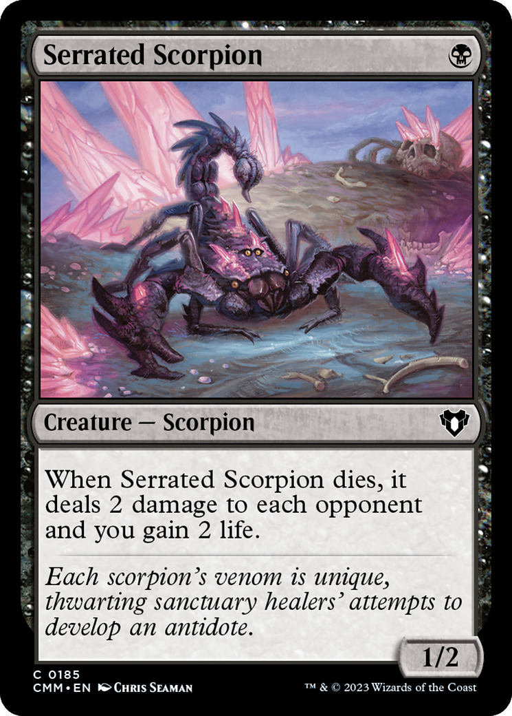 Serrated Scorpion [Commander Masters] | Golgari Games