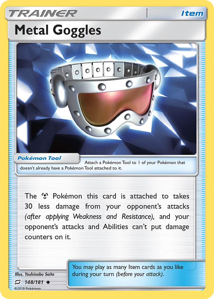 Metal Goggles (148/181) [Sun & Moon: Team Up] | Local Legends