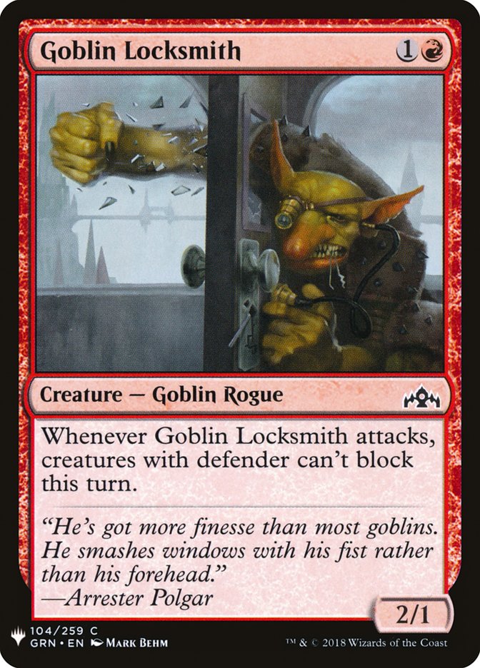 Goblin Locksmith [Mystery Booster] | Local Legends
