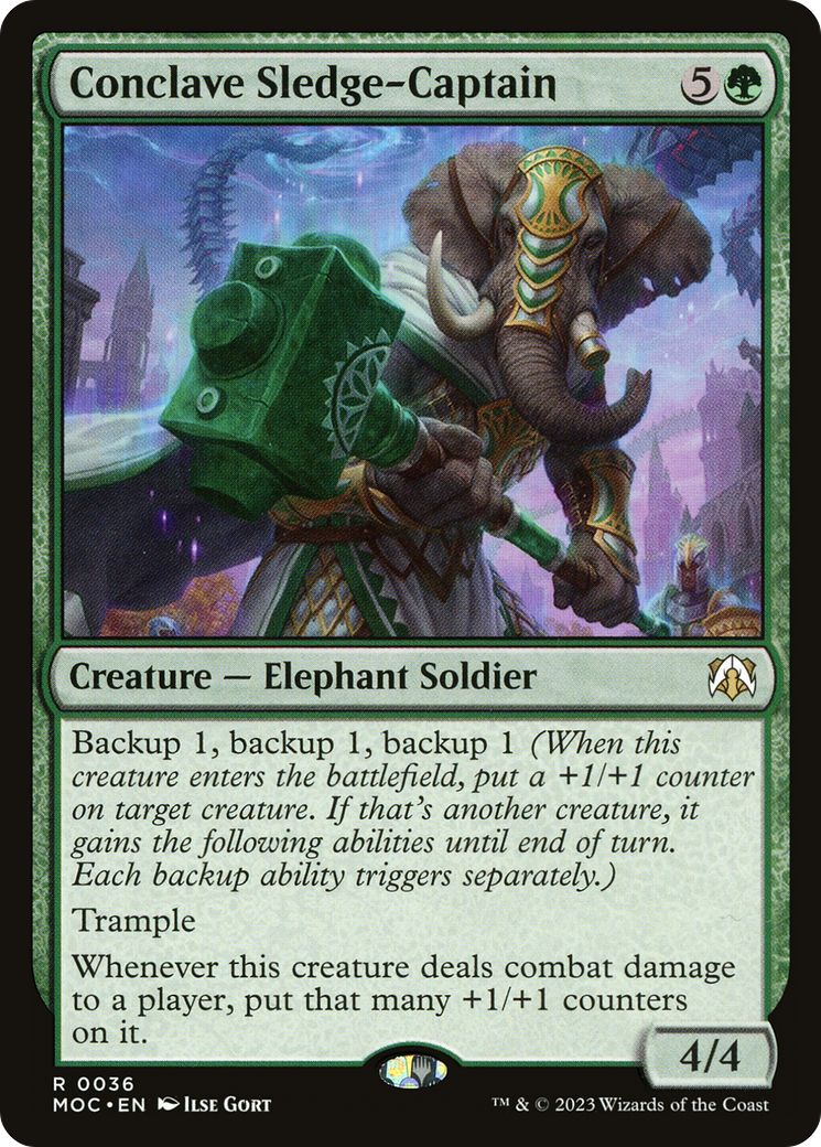 Conclave Sledge-Captain [March of the Machine Commander] | Golgari Games