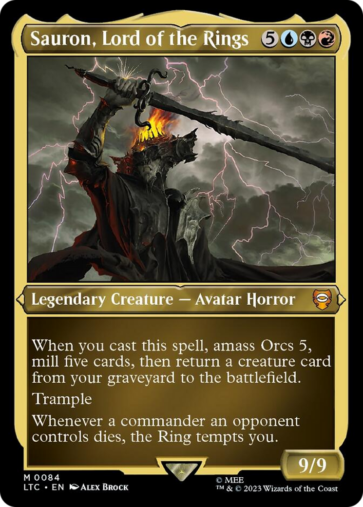 Sauron, Lord of the Rings (Display Commander) [The Lord of the Rings: Tales of Middle-Earth Commander] | Local Legends