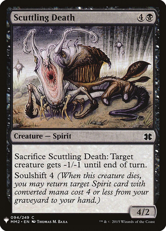 Scuttling Death [Mystery Booster] | Golgari Games