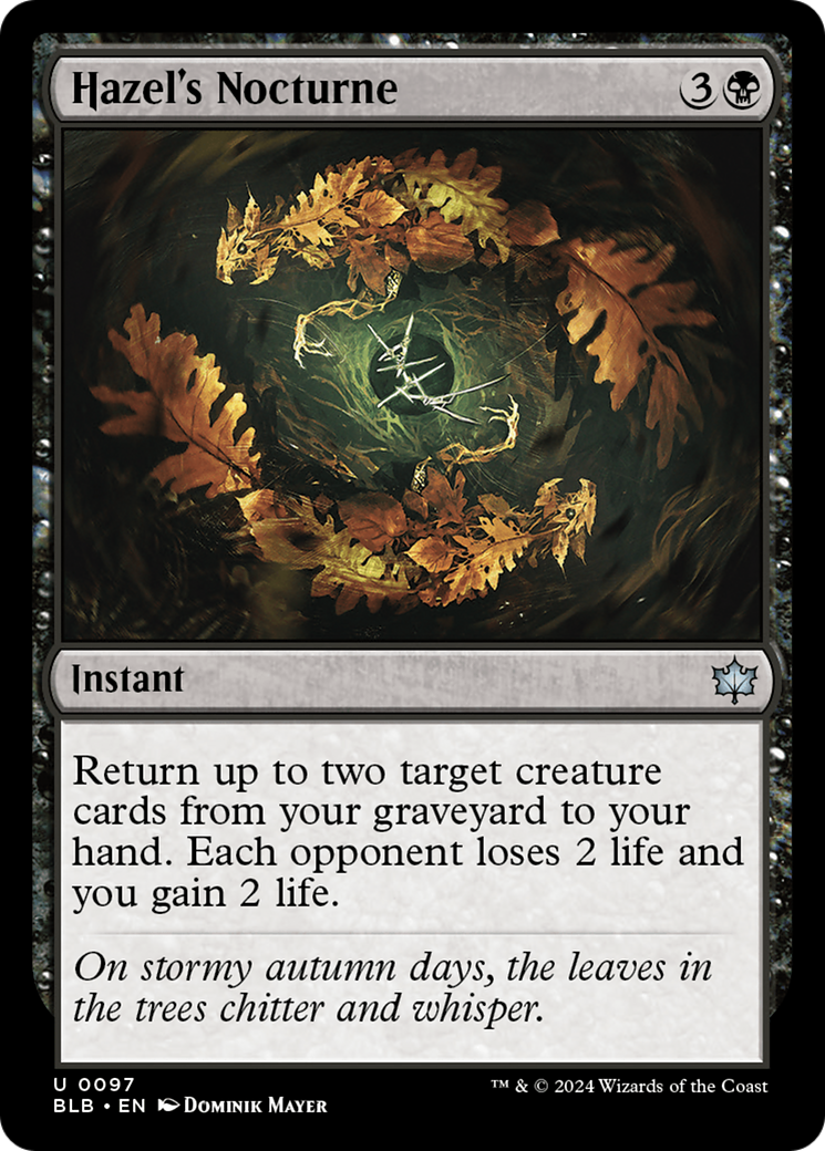 Hazel's Nocturne [Bloomburrow] | Local Legends