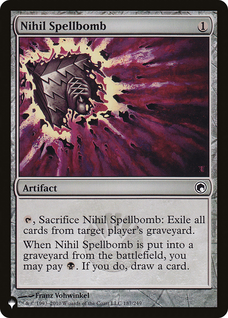 Nihil Spellbomb [The List] | Local Legends